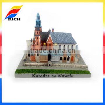 Cheap items custom resin miniature replica building model souvenir and gifts