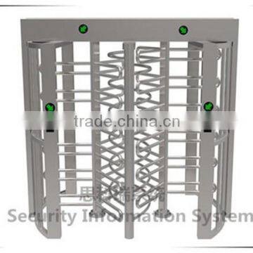 Security bi-directional full height turnstile in access control system