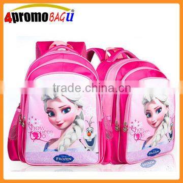 Wholesale quanzhou manufacture 3D new design bag frozen school bag