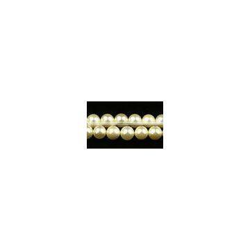 Shell Pearl Plain Round Gemstone Beads(SL55297)