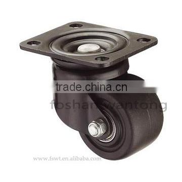 Black Top Plate 3 Inch Swivel Furniture Caster