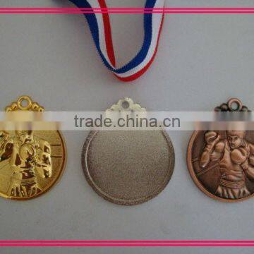 custom boxing medal with different colors