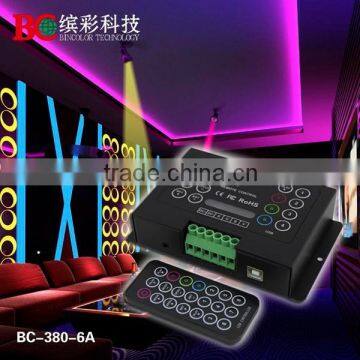 Bincolor constant voltage 24v rgb led controller for rgb strip