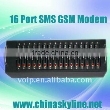 16 Port GSM sms Modem, Bulk SMS platform, cluster send and receive sms