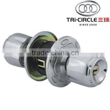 Tri-Circle Cylindrical Round Knob Door Lock SP5884-A photo-2