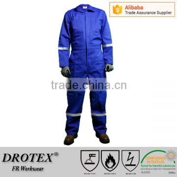 Pyrovatex CP New treated cotton flame resistant constructed coverall