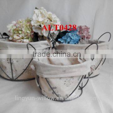 wire frame basket wire baskets iron basket for storage