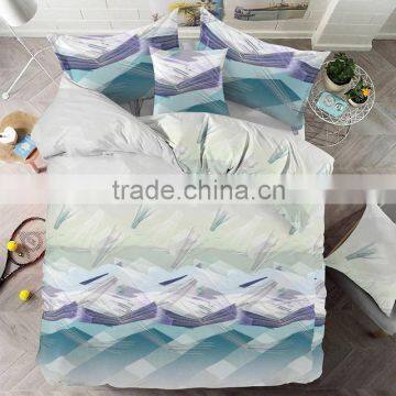 115gsm custom digital printing bed cover set