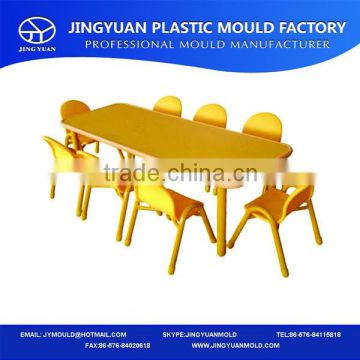 plastic children chair & table injection mould school rectangle desk mold and desk mould,plastic children desk square desk mould