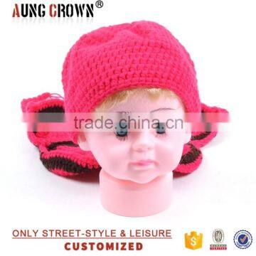 Acrylic cute baby crochet beanies