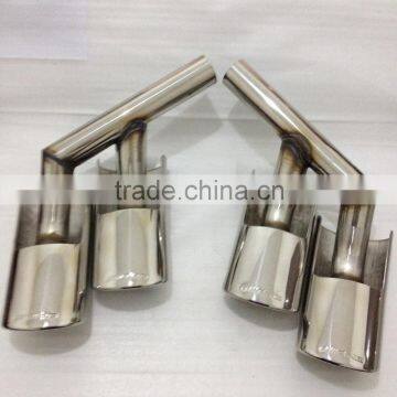 car stainless steel exhaust tip/exhaust muffler pipe/exhaust tail pipe