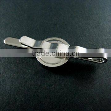 14mm Setting Size Silver DIY Photo Frame Base Tie Bar Clip Bezel Tray DIY Supplies 1504009 photo-3