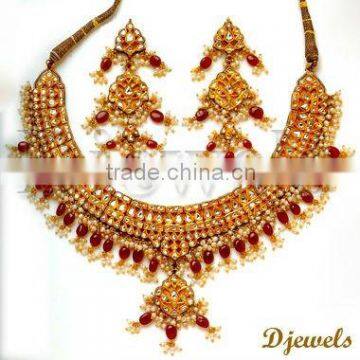 Bridal Kundan Necklace Sets, Gold kundan Bridal Necklace Sets, kundan jewelry