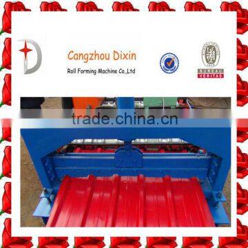 PLC control automatic metal wall panel rolling machine