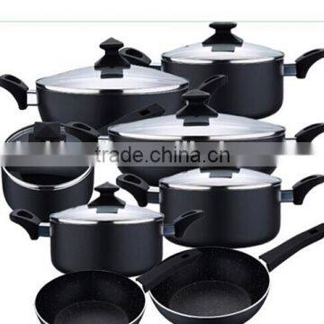 Aluminium non-stick pan set