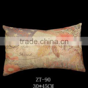 Custom Printing Accept Nature Linen Material Car Seat Cushion photo-6