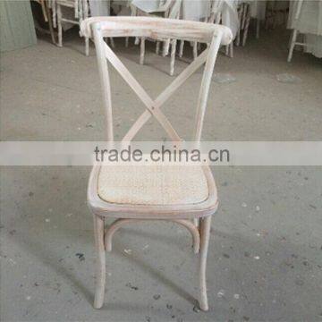Wooden Antique Cross Back Dining Chair photo-5
