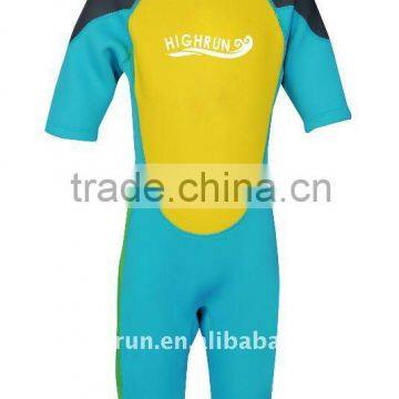 (new arrival)Children Short Sleeve Surfing Suit