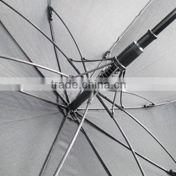 China Supplier Black Color Golf Umbrella photo-5