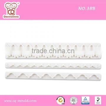 Cake decorating frill cutter,fondant cake decorating edge cutter