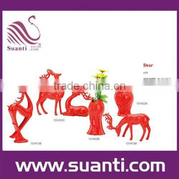 Elegant wedding souvenir red Christmas deer decoration