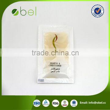disposable hair shampoo sachets for hotel use