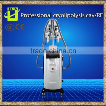 2 Handles cryolipolysis fat freeze weight loss rf skin lifting cavitation fat burning system for spa