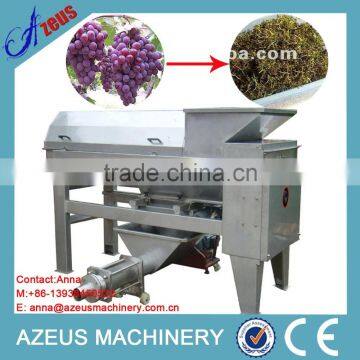 Automatic grape destemmer and crusher machine for grape wine factory