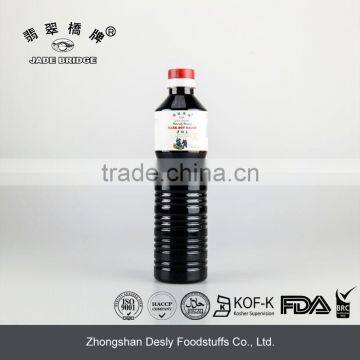 Wholesale zero preservatives dark soy sauce 640ml