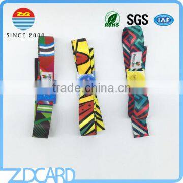 Polyester RFID Wristband For Access Control