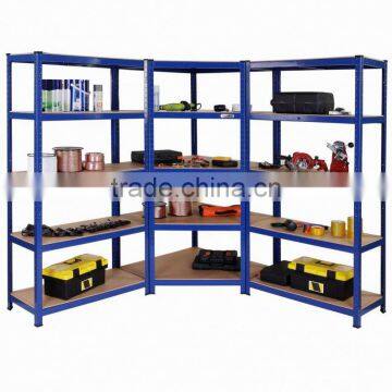 metal steel MDF shelf corner storage rack