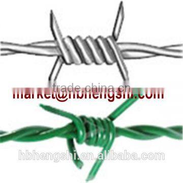 Anping factory Cheap Barbed wire length per roll /barbed wire fence/barbed wire price alibaba express