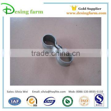 Fence post clamp for temporary fence panels