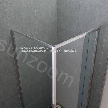 New Sunzoom Sexy Simple Shower Room Square Framed Shower Door photo-4