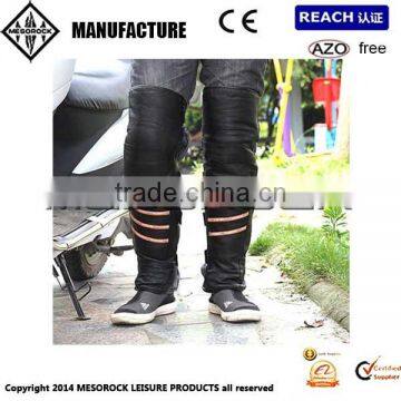 leather motorcycle leg warmer knee Protectors Off-Road electric bicycle