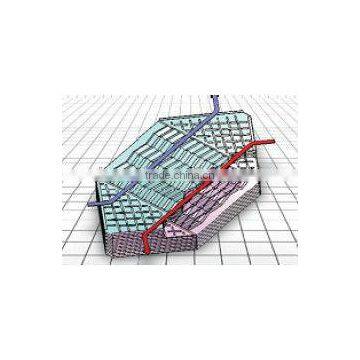 HOLTOP high Efficiency Cross-counter Flow Plate Sensible Heat Exchanger