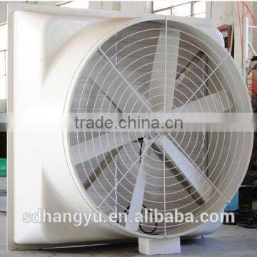 HY factory fiber glass fan big industrial exhaust fan wall mounted FRP glass fan