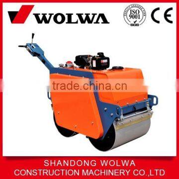 hand operating double drum diesel engine road roller