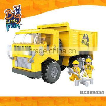 Mini engineering truck intelligent plastic children toys wholesale