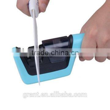 2 Stage Kitchen Suction Cup Electric Knife Sharpener photo-6
