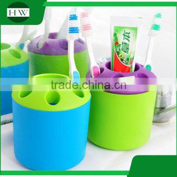 Multipurpose Color Plastic Toothpaste Toothbrush Penholder Storage Pen Container Case Box Holder photo-4
