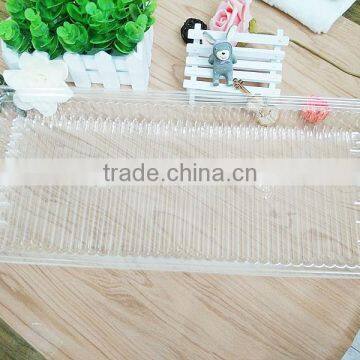 New Disposable BOPS Clear Plastic Large Trays for Baguette, Long Cakes photo-2