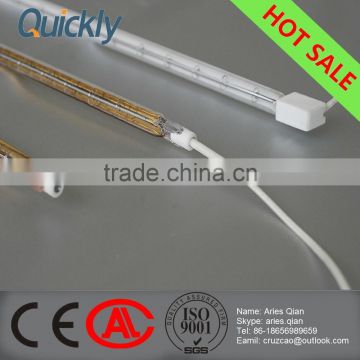 Infrared heating tube industry heating lamp for pyrex glass sheet