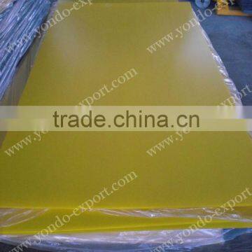 Corrugated plastic floor protection sheet