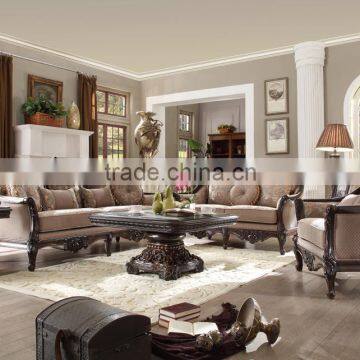 American Style Living Room Fabric Sofa/Antique Living Room Sofa Set (MOQ=1 Set)