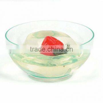 Plastic Transparent Round Salad Bowl photo-3