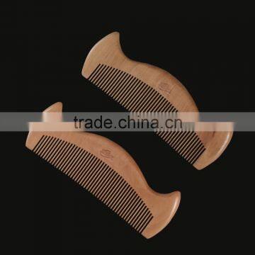 100% Nature Wooden Moustache Comb