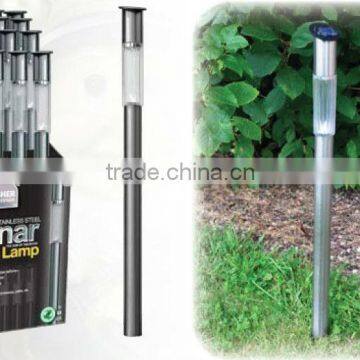 Long Post Solar Powered Post Lights/Stainless Steel Single Post Solar Light./Garden Light Decoration/stainless Steel Lamp Solar photo-2