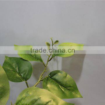 Artificial Branch Leaves Fake Leaves With Flower for Decor photo-3