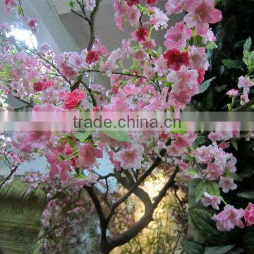 2014 hot sale artificial peach blossom trees